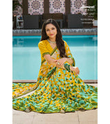 Laxmipati Amrit Varsha N-2183 Chiffon Multicolor Saree