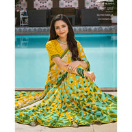 Laxmipati Amrit Varsha N-2183 Chiffon Multicolor Saree