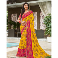 Laxmipati Amrit Varsha N-2186 Chiffon Multicolor Saree