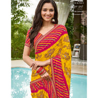 Laxmipati Amrit Varsha N-2186 Chiffon Multicolor Saree