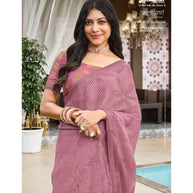 Laxmipati Amrit Varsha N-2192 Organza Magenta Saree