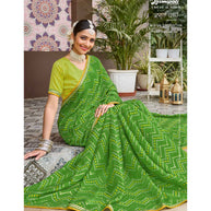 Laxmipati  Amrit Varsha N-2194 Chiffon Green Saree