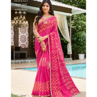 Laxmipati Amrit Varsha N-2197 Chiffon Pink Saree