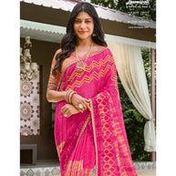 Laxmipati Amrit Varsha N-2197 Chiffon Pink Saree