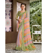 Laxmipati Amrit Varsha N-2198 Chiffon Multicolor Saree