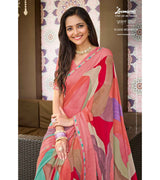 Laxmipati Amrit Varsha N-2200 Chiffon Multicolor Saree