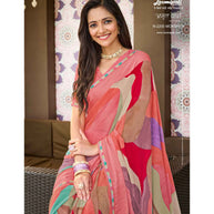 Laxmipati Amrit Varsha N-2200 Chiffon Multicolor Saree