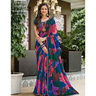 Laxmipati Amrit Varsha N-2202 Slub Multicolor Saree