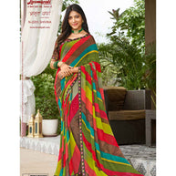 Laxmipati Amrit Varsha N-2203 Georgette Multicolor Saree