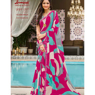 Laxmipati Amrit Varsha N-2206 Georgette Multicolor Saree