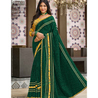 Laxmipati Amrit Varsha N-2207 Chiffon Green Saree
