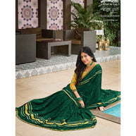 Laxmipati Amrit Varsha N-2207 Chiffon Green Saree