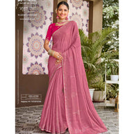 Laxmipati Amrit Varsha N-2208 Chiffon Pink Saree