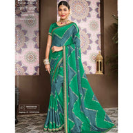 Laxmipati Amrit Varsha N-2209 Chiffon Multicolor Saree