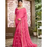 Laxmipati Amrit Varsha N-2214 Satin Pink Saree