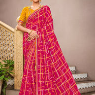 Laxmipati Mangla N-2241 Chiffon Rani Saree