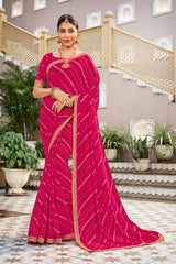 Laxmipati Mangla N-2247 Chiffon Rani Saree