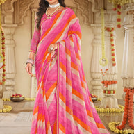 Laxmipati Dhanlaxmi N-2251 Chiffon Multicolor Saree