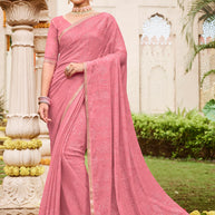 Laxmipati Dhan_laxmi N-2255 Art Silk Pink Saree