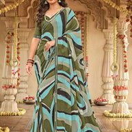 Laxmipati Dhanlaxmi N-2259 Georgette Multicolor Saree