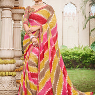 Laxmipati Dhan_laxmi N-2265 Viscose Multicolor Saree