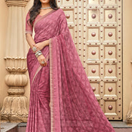 Laxmipati Dhan_laxmi N-2274 Satin Chiffon Mauve Saree