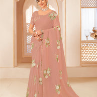 Laxmipati Manmarzi N-2324 Silk Mauve Saree