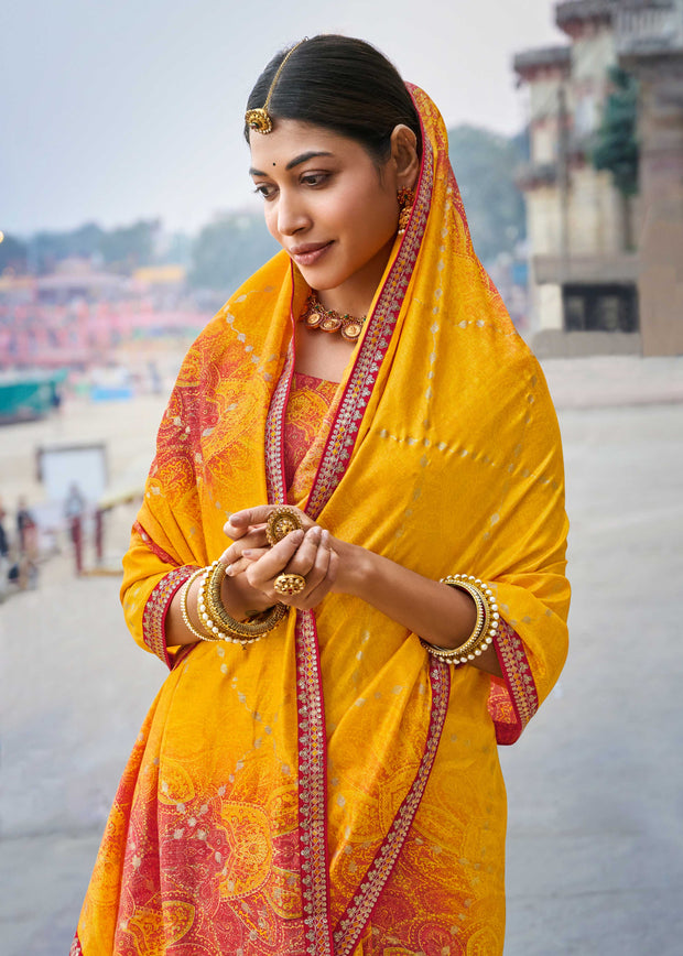 Printed Saree
