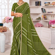 Pure chiffon saree​