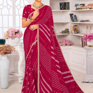 Pink saree