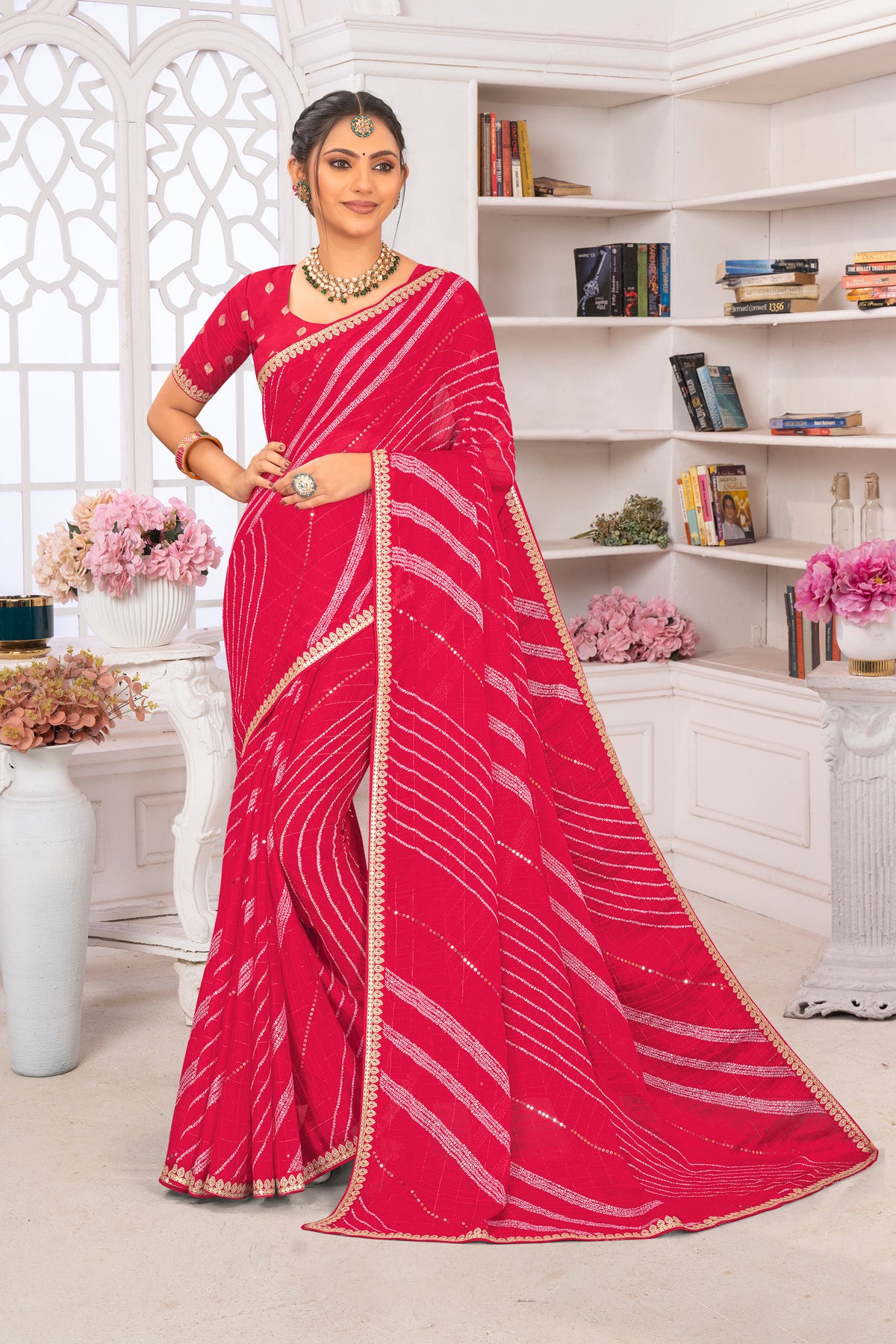 Printed saree