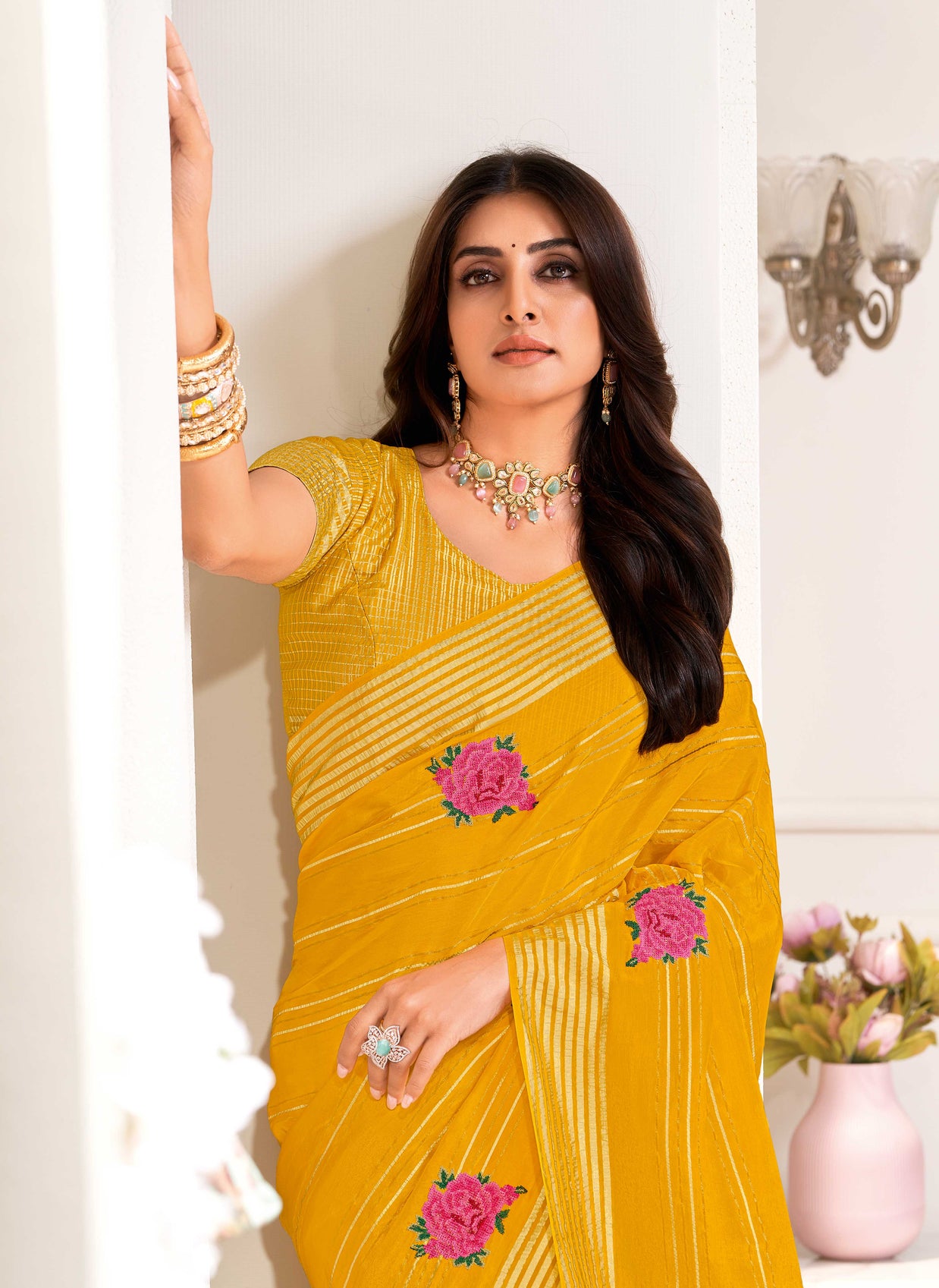 navratri saree