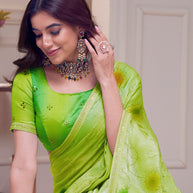 navratri saree look