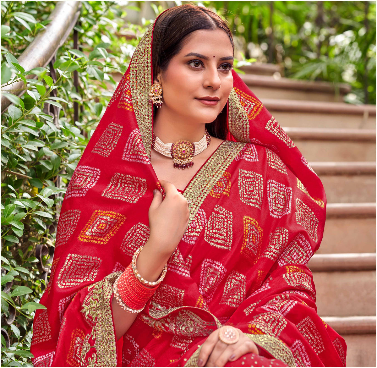 Bandhani Saree