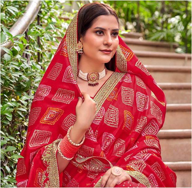 Bandhani Saree