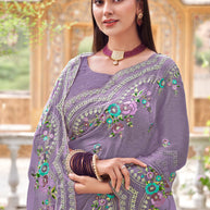Silver Zari Work