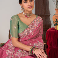festive party wear saree 