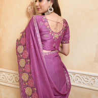Party wear chiffon saree