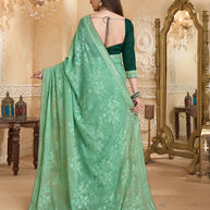 Elegant daily wear chiffon saree