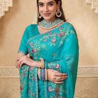 Designer chiffon saree