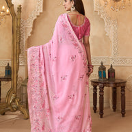 Elegant chiffon saree