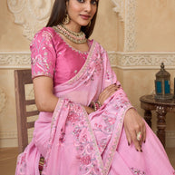Party wear chiffon saree