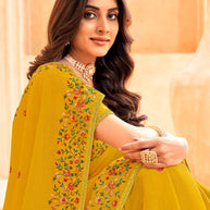 heavy designer party wear saree