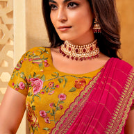Wedding wear designer saree