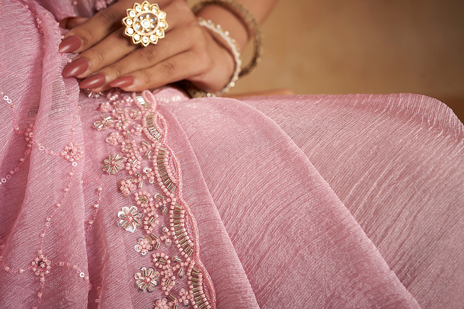 Stylish designer saree