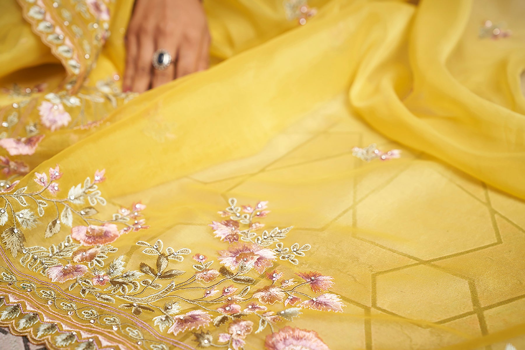 Light weight designer saree