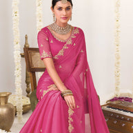Party wear chiffon saree