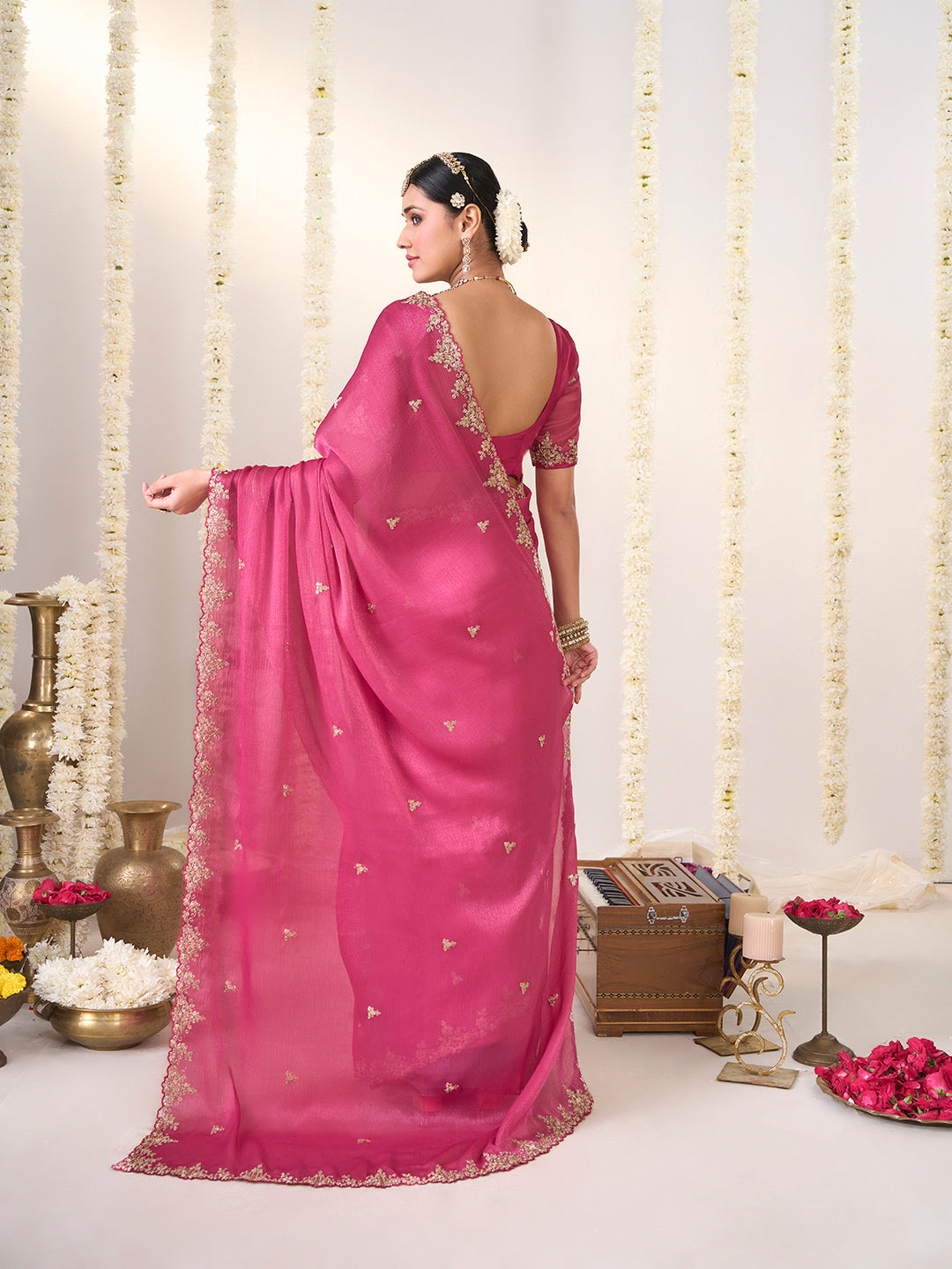 Buy embroidered saree