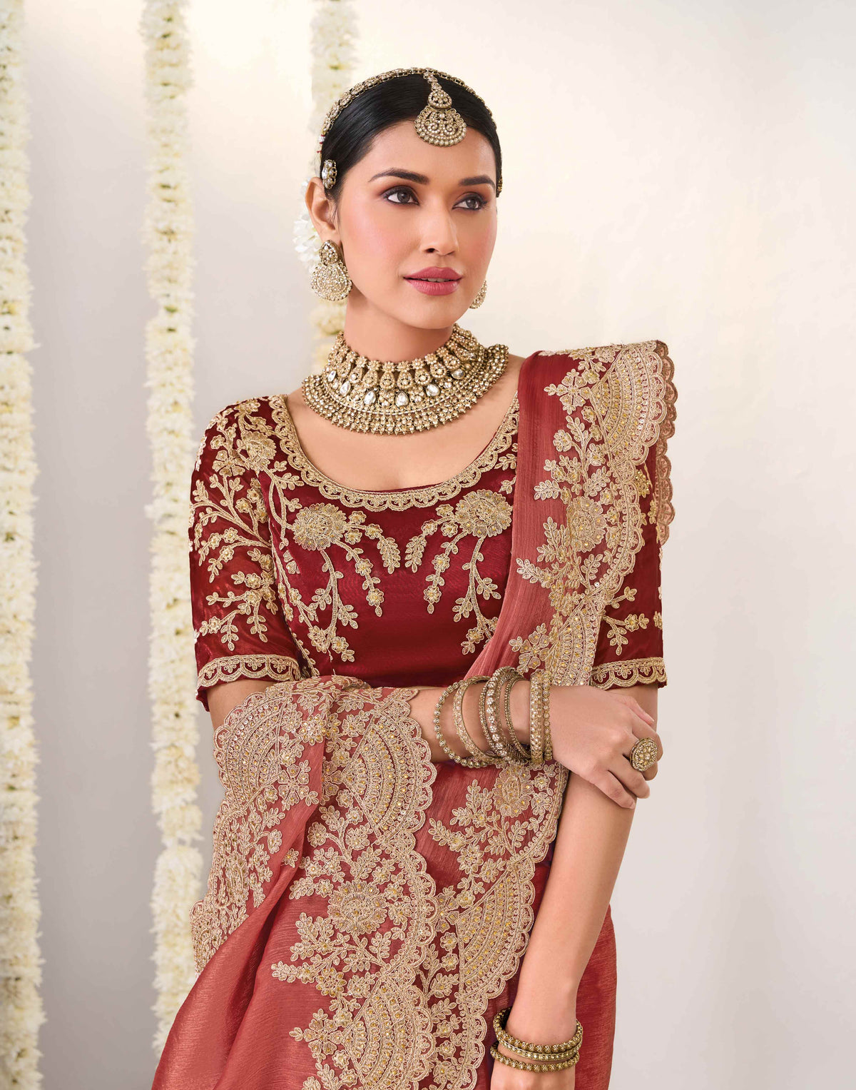 Designer festive saree