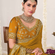 Festive wear chiffon saree